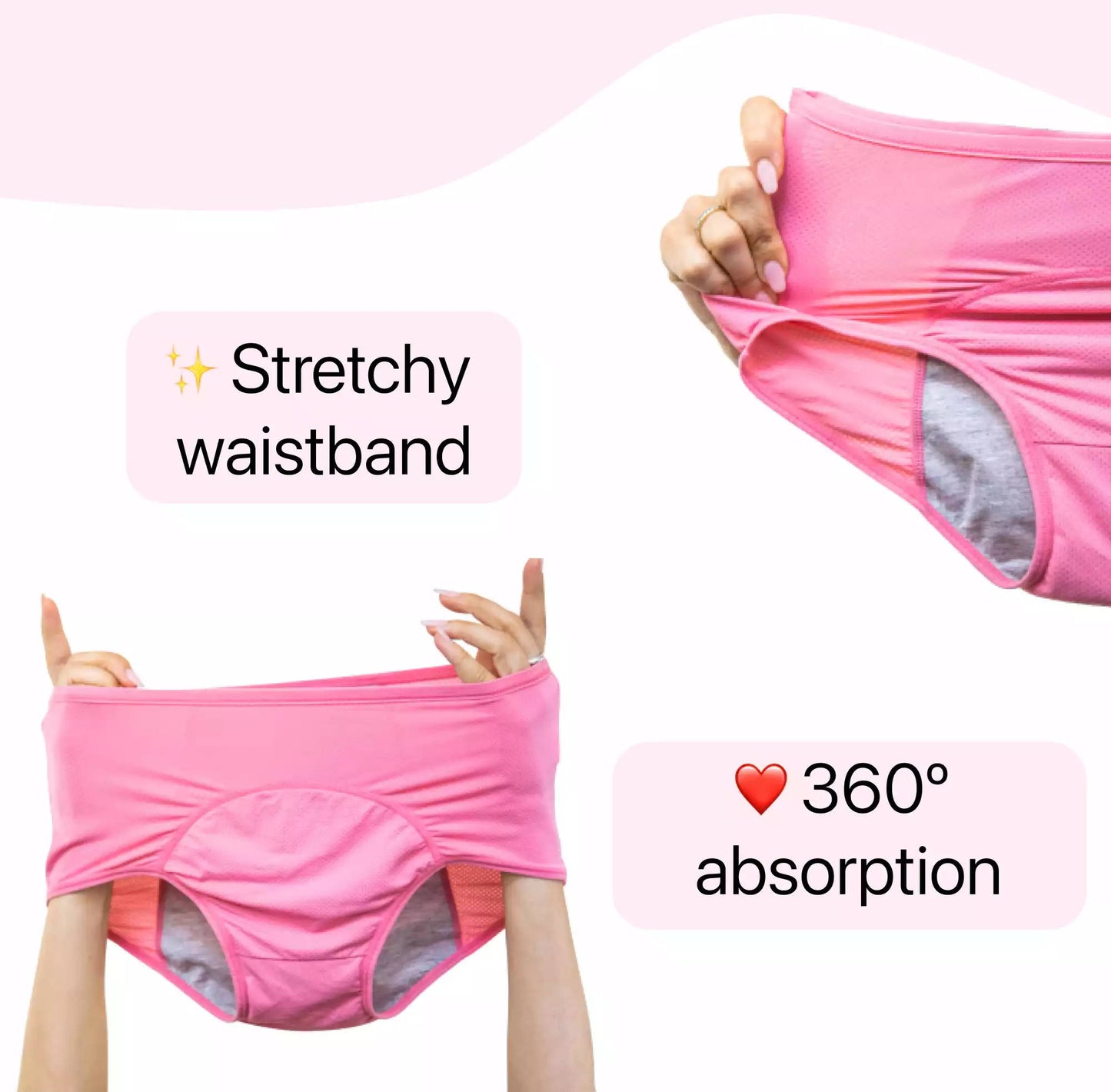 🌸 Best Seller High Waist Leak Proof Panties
