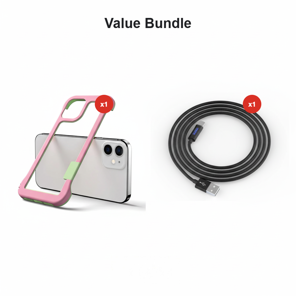 Hollow-Out Heat Dissipation Bumper Case