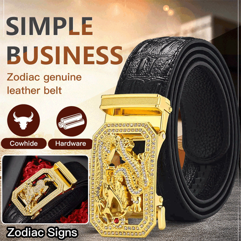 Men's Twelve Zodiac Durable Belt with Rhinestone(Great Sale⛄BUY 2 Get 10% OFF + Free shiping)