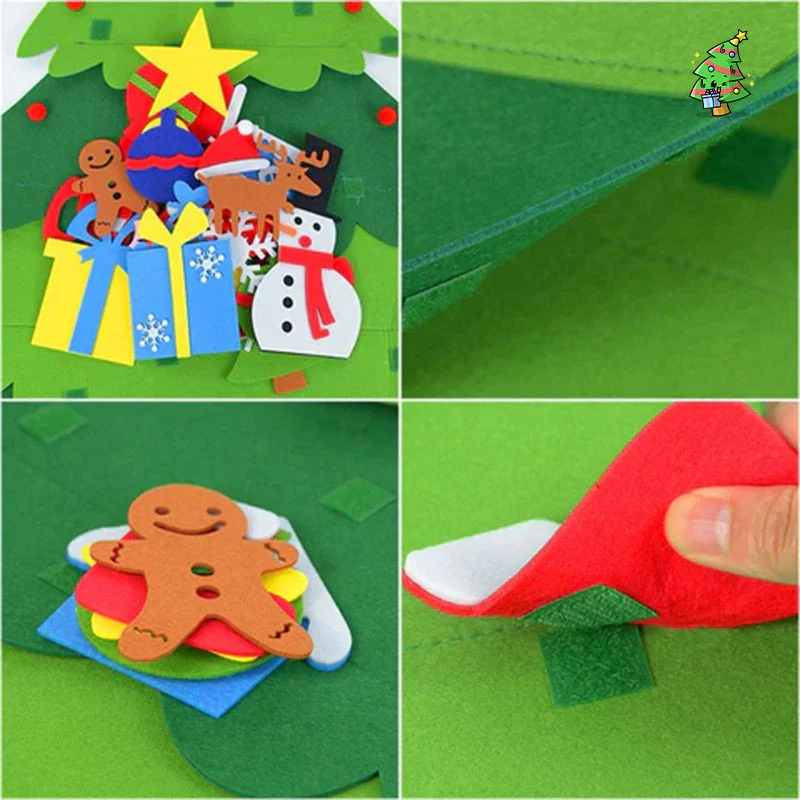 🎄🎅DIY Christmas Tree with Detachable Ornaments