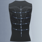 Ionic Shaping Vest – Cooling compression, smooths belly & love handles. Invisible under shirts. Feel confident again! 💪✨