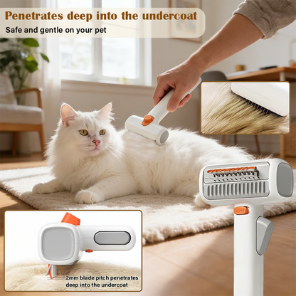 🔥2-IN-1 Pet Self-Detangling & Grooming Comb