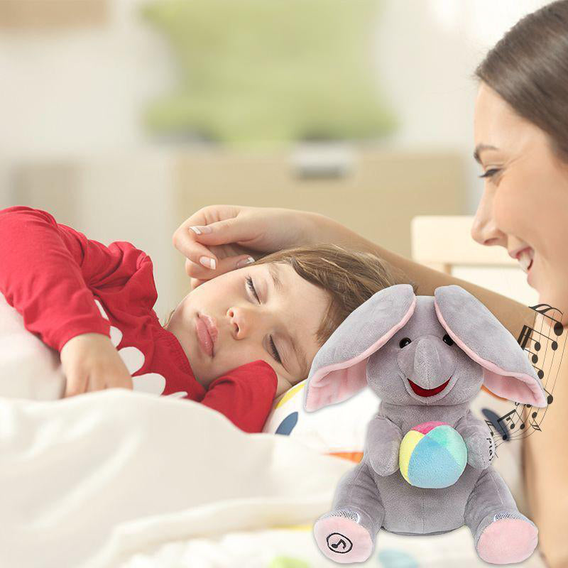 Cute Hide And Seek Elephant Plush Doll