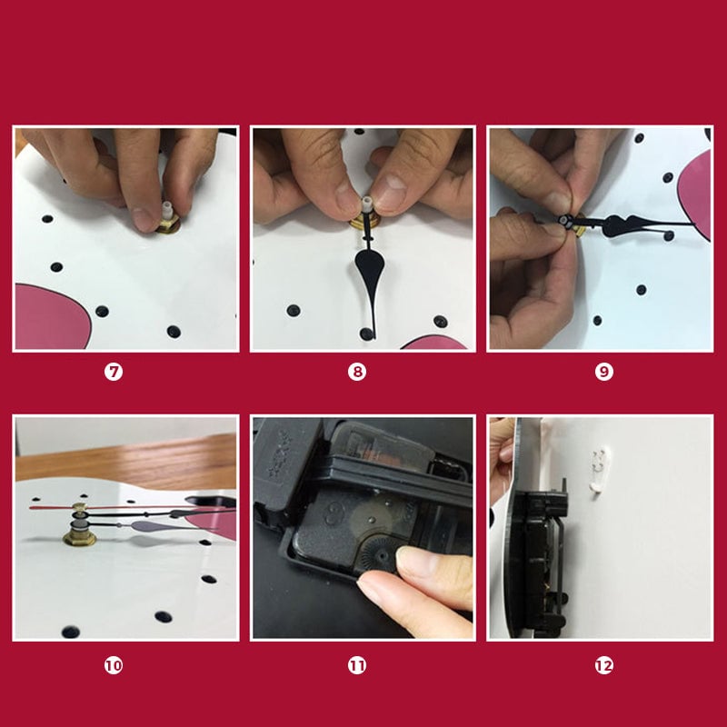 💖Nordic Cat Wagging Tail Wall Clock