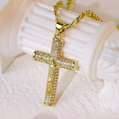 🎁✝️Jesus Crucifix Pendant Necklace