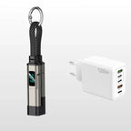 🔥4-in-1 Digital Display Keychain Charging Cable