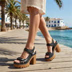 Women's Summer Platform One-Strap Sandals – Comfortable, Lightweight & Perfect for Beach or Daily Wear☀️