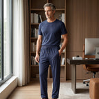 Ice Feel Quick-Dry Athletic Pants – Cooling Fabric, Loose Fit & Moisture-Wicking (M–4XL) 🌿👖