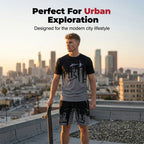 👕 LIMITED-TIME 52% OFF! 🩳 Men's Graphic Print T-Shirt & Shorts Set – Coordinated, Soft, Adjustable Waist 🌴