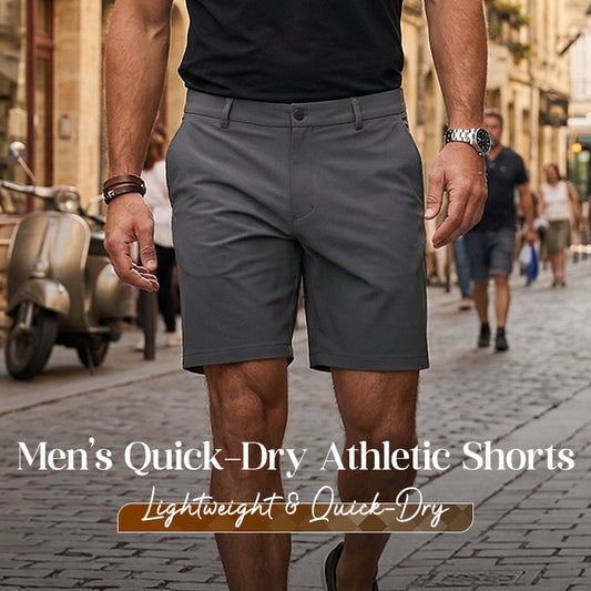 💎Quick-Dry Athletic Shorts for Men – 4-Way Stretch, Moisture-Wicking & Perfect for Gym, Golf or Daily Wear