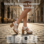 Women's Summer Platform One-Strap Sandals – Comfortable, Lightweight & Perfect for Beach or Daily Wear☀️