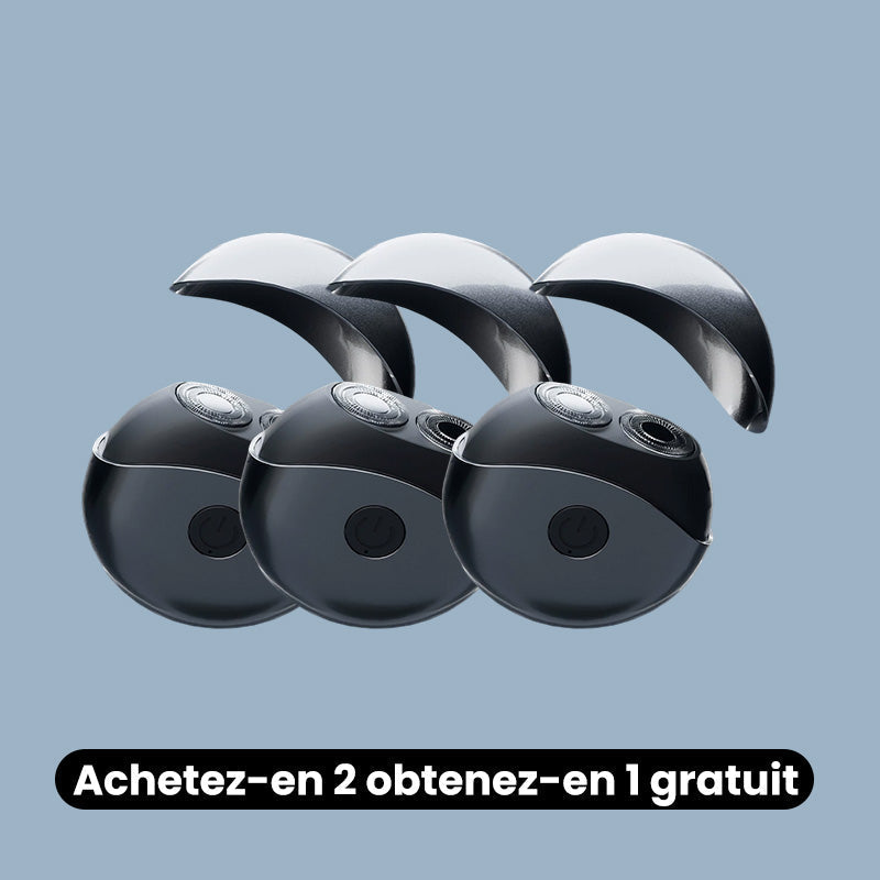 ✨ Portable Multifunctional Electric Shaver – Dual ring blades, IPX4 waterproof and compact UFO design 🪒⚡