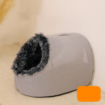 💥Hot sale 🐶🐱Pet Cozy Warm Cave Bed