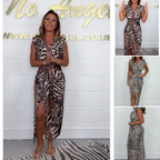 🐆Summer Limited Edition | Sexy Deep V-neck Leopard Print Dress, Full Of Wild Charm💃