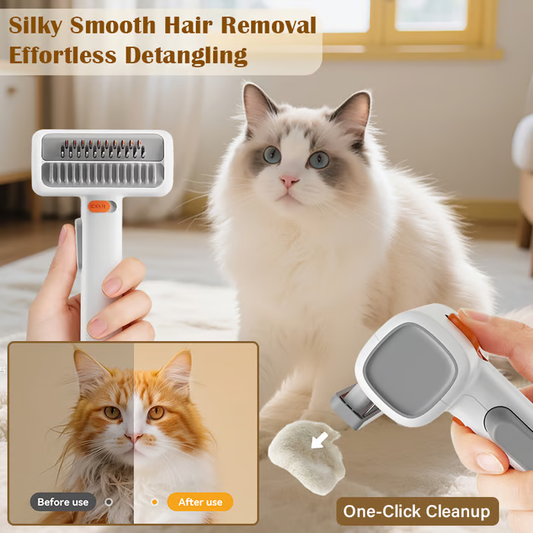 🔥2-IN-1 Pet Self-Detangling & Grooming Comb