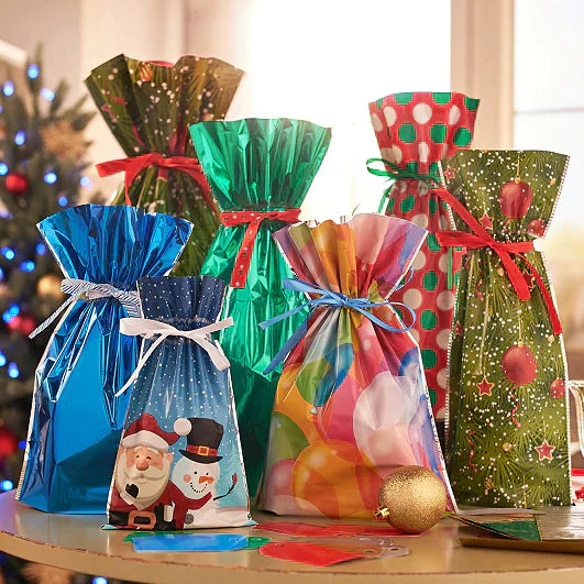 🎅🎄The World’s Best Christmas Gift Bag With Drawstring🎁
