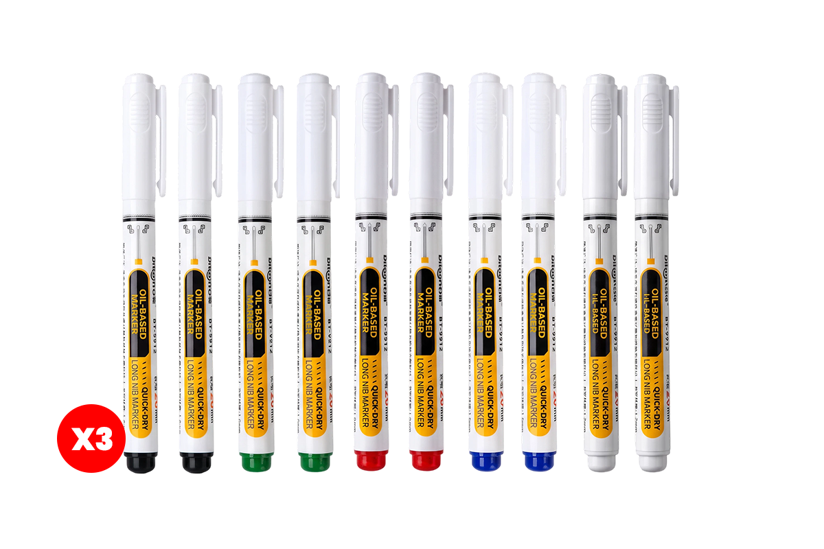 Precision Tip Quick-Dry Oil-Based Marker Pen