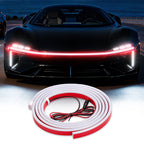 🔥【Dynamic Scan HoodBeam Kit】Light Up Your Hood With Hypnotic Smooth Scanning Effects! ✨🚗