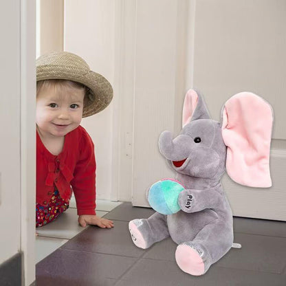 Cute Hide And Seek Elephant Plush Doll