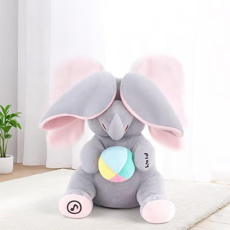 Cute Hide And Seek Elephant Plush Doll