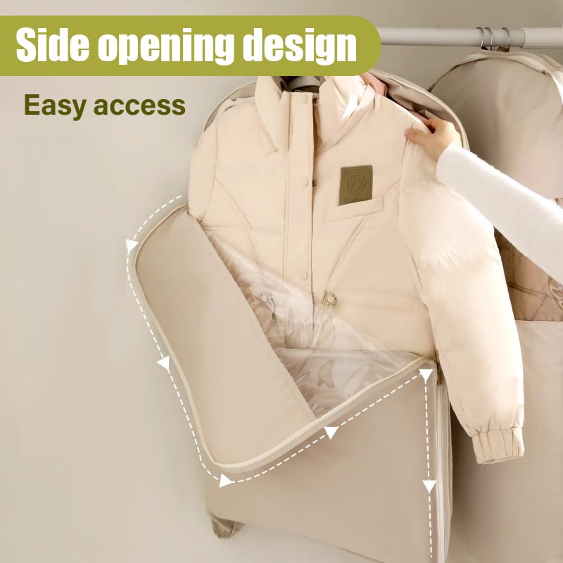 ❤️‍🔥2025 Space Saving Hanging Garment Bag with Self Compression Zipper