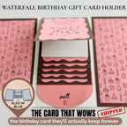 🎂✨ Handmade Waterfall Birthday Gift Card Booklet🎁💖