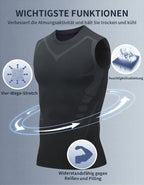 Ionic Shaping Vest – Cooling compression, smooths belly & love handles. Invisible under shirts. Feel confident again! 💪✨