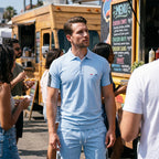🔥Men's Casual Short-Sleeve Shorts Set