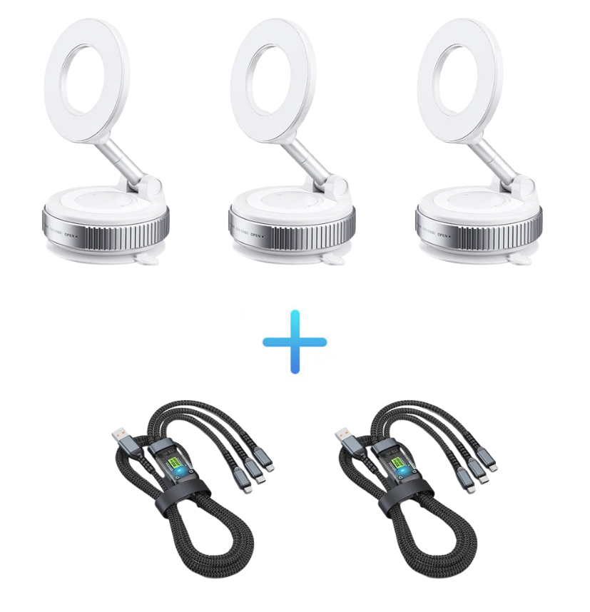 🔥Buy More Save More🔄360° Adjustable Vacuum Magnetic Phone Holder📱🚗