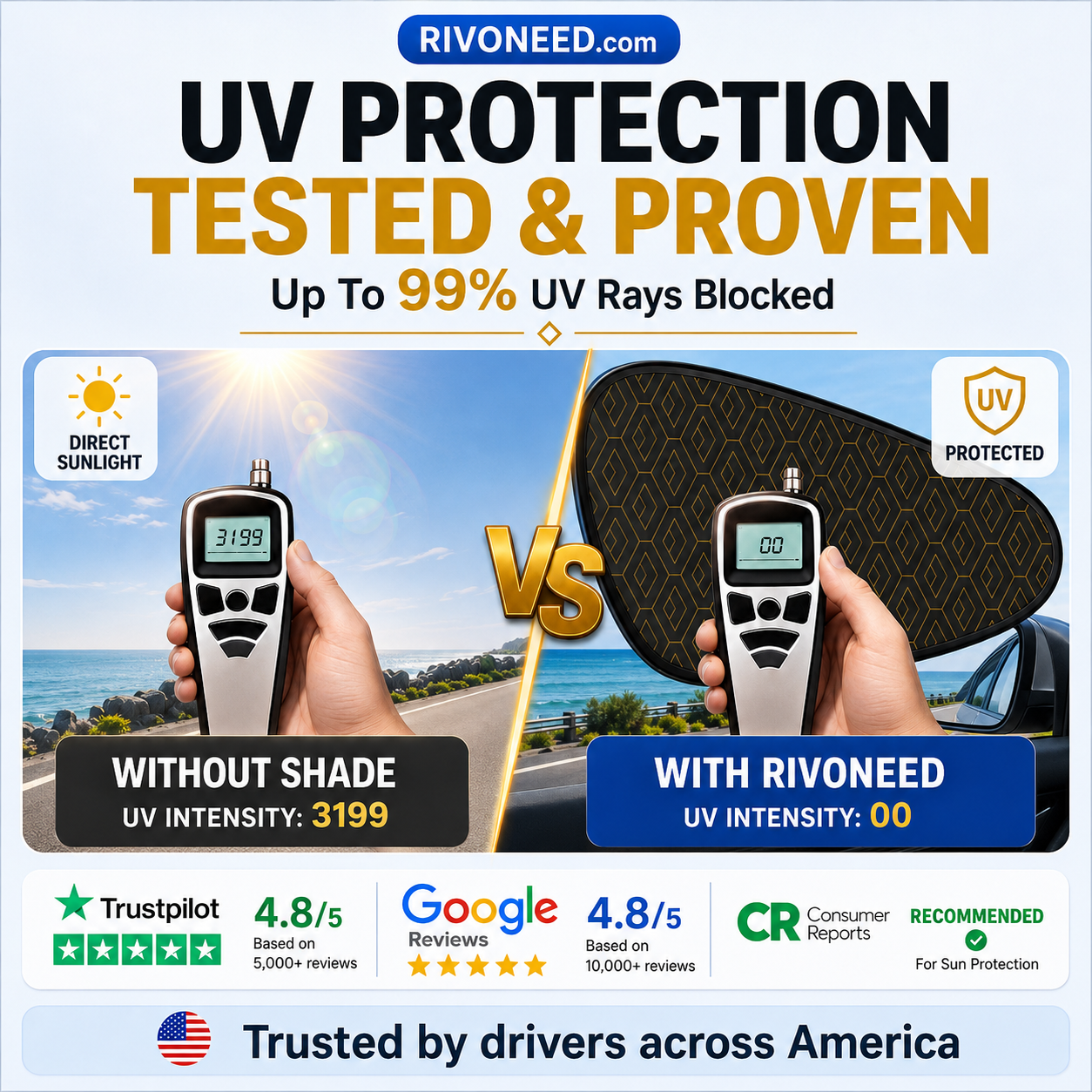 🏆 Universal Car Side Window Sun Shades