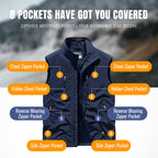 🔥🧥Men's Oversized Sleeveless Vest Jacket With Pockets
