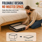 🔥Buy 2 Get 1 Free📦Portable Large Heavy-Duty Thick Plastic Clear Storage Box with Hinged Lid | Home, Travel & Camping