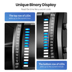 ⌚ Men's Binary LED Watch – Stainless Steel, Blue Light, Sporty, Water-Resistant, Modern ⚡