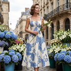 🌸Floral Whispers🌿Women's Floral Print Spaghetti Strap Dress