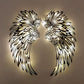 🌟🌟Angel Wings Wall Art In Metal With LED Lights