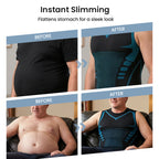Ionic Shaping Vest – Cooling compression, smooths belly & love handles. Invisible under shirts. Feel confident again! 💪✨