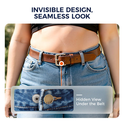 👖👖Spring-Loaded Metal Waist Extender Button for Jeans