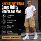 Men's Casual Cargo Shorts with Multi-Pockets✨