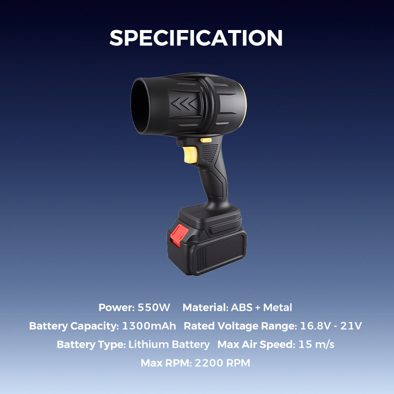 🔥Wireless Portable Turbocharged High Power Rechargeable Blower