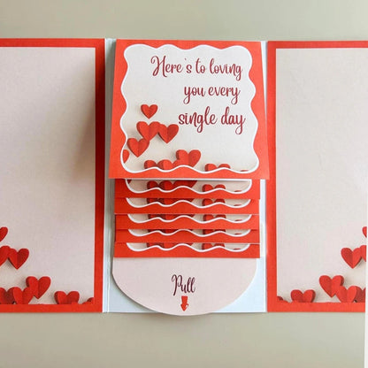 🎂✨ Handmade Waterfall Birthday Gift Card Booklet🎁💖