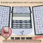 🎂✨ Handmade Waterfall Birthday Gift Card Booklet🎁💖