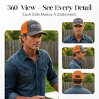 🔥Mesh Back Trucker Cap with "I Fix Shit" Embroidery – Breathable Outdoor Sun Hat🧢☀️