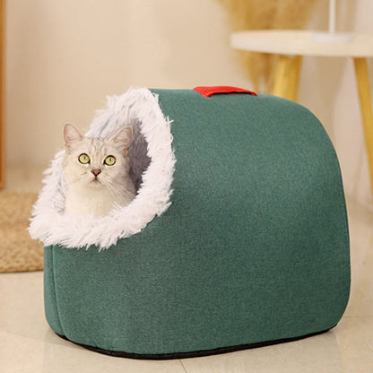 💥Hot sale 🐶🐱Pet Cozy Warm Cave Bed