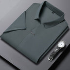 Men’s Casual Lapel Breathable Wrinkle-free T-shirt
