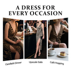 🐆Summer Limited Edition | Sexy Deep V-neck Leopard Print Dress, Full Of Wild Charm💃