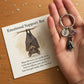 🎁🦇Emotional Support Bat Inspirational Keychain