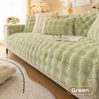 Thick Rabbit Plush Sofa Cover
