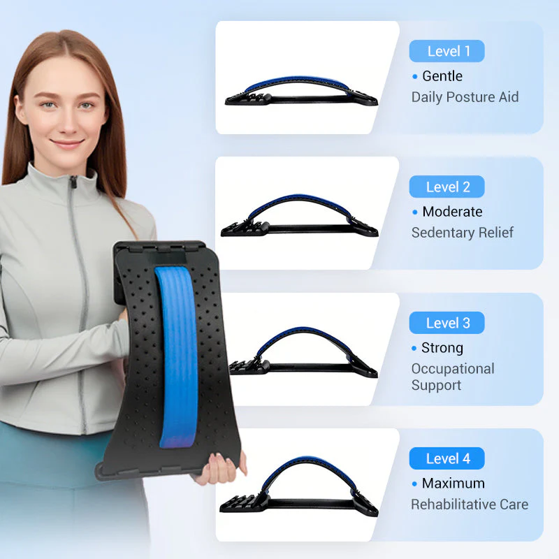 Magnetic Therapy Acupuncture Massage Lumbar Stretcher