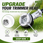 ⚙️🌿 Aluminum Trimmer Head – 4-Line Cutting & Universal Fit – Heavy-Duty & Easy Line Replacement 🏡