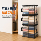 🔥Buy 2 Get 1 Free📦Portable Large Heavy-Duty Thick Plastic Clear Storage Box with Hinged Lid | Home, Travel & Camping